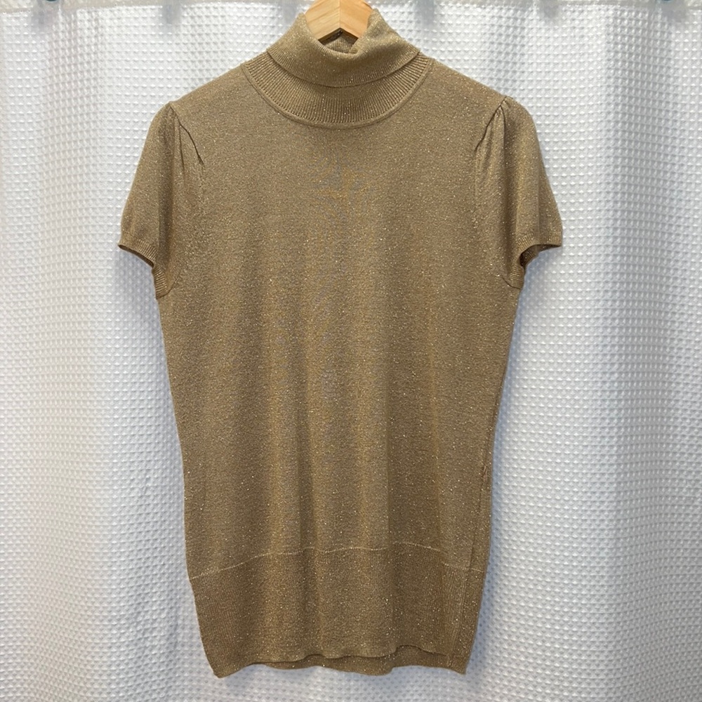 Willi Smith shimmer turtleneck-(belt missing/but loops still attached)